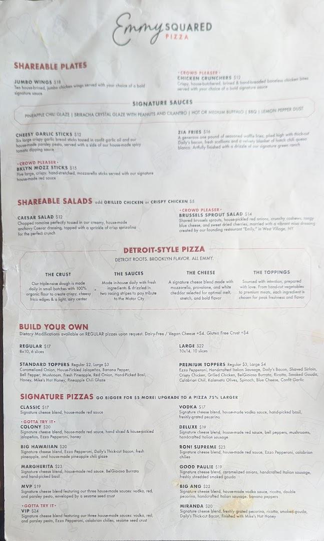 Emmy Squared Pizza: Charlottesville